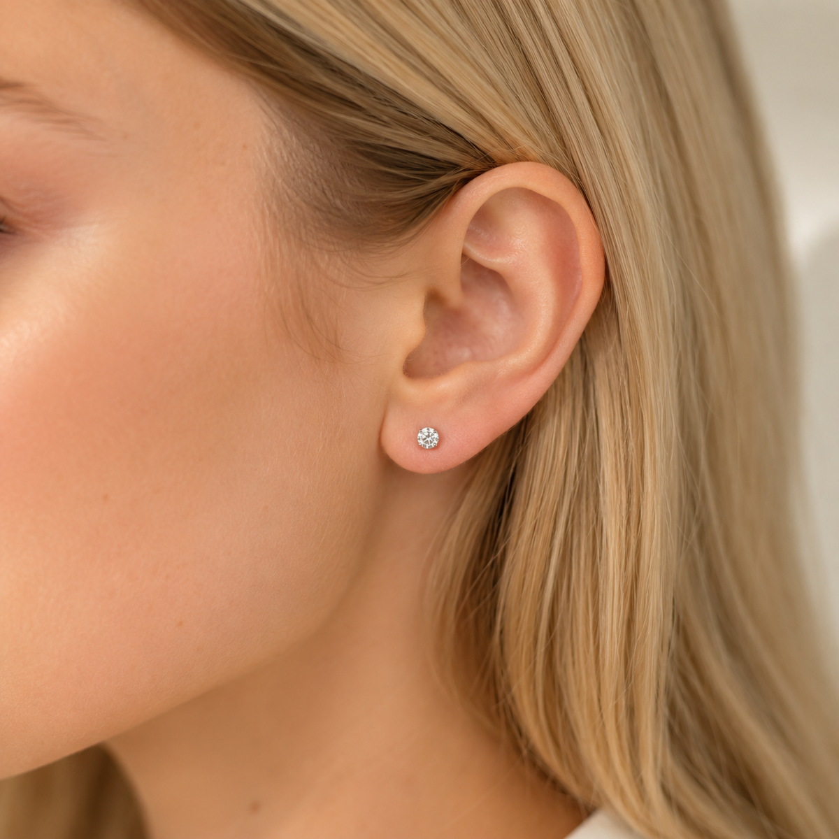 Treasure Cubic Zirconia Stud Earrings.