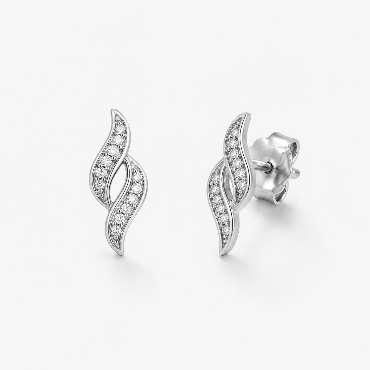 Twirl Stud Earrings.